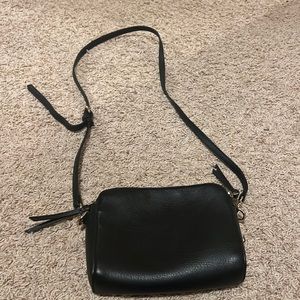 Black mini shoulder bag